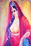 Портрет индийской женщины
